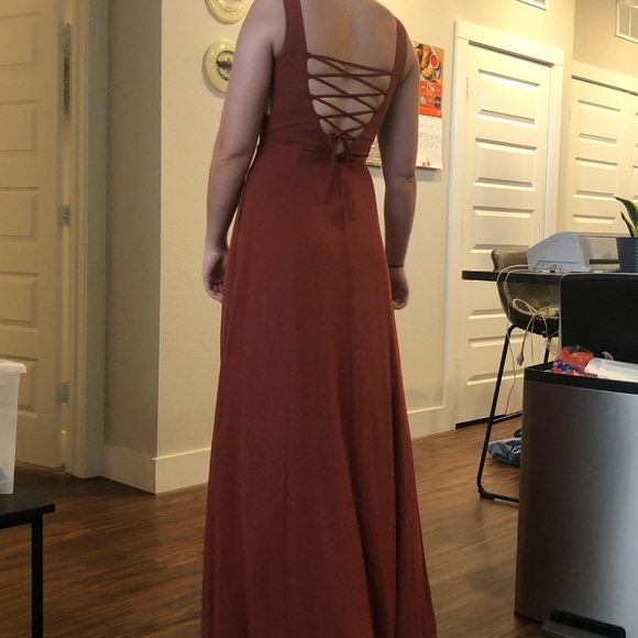 David's Bridal Dresses & Skirts - Cinnamon Bridesmaid Dress